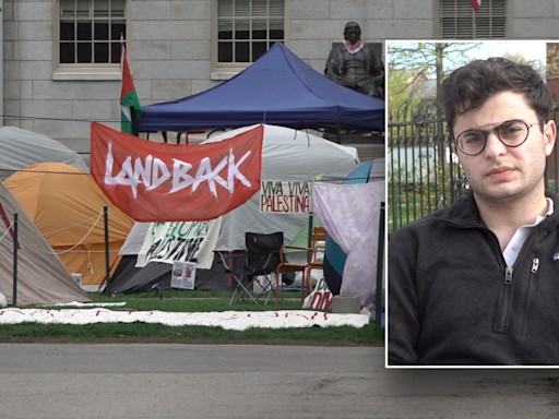 Harvard student says ‘pro-terrorism hate fest’ is happening in encampment beyond school’s locked gates