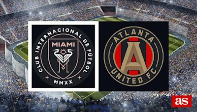 Inter Miami CF vs Atlanta United FC: estadísticas previas y datos en directo | MLS - Liga USA 2024