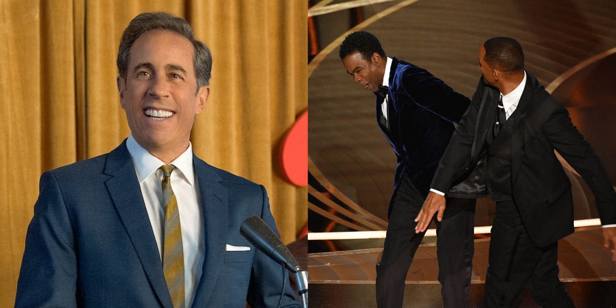 Jerry Seinfeld asked Chris Rock to recreate the Will Smith Oscars slap for his Netflix movie. Rock turned him down.