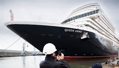 Queen Anne Sets Sail for Southampton Ahead of Maiden Voyage