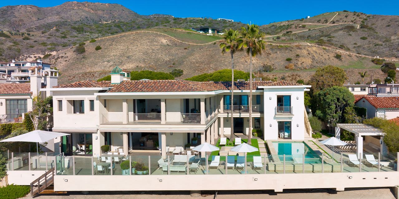 An Entertainment Mogul’s Malibu Beach House Hits the Market for $75 Million