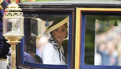 Kate, Princess of Wales, arrives at Buckingham Palace for first public appearance since cancer diagnosis