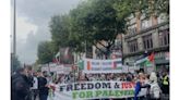 Thousands protest in solidarity with Palestine on Dublin's O'Connell street