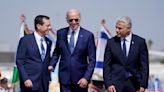 Biden delivers tough talk on Iran as he opens Mideast visit