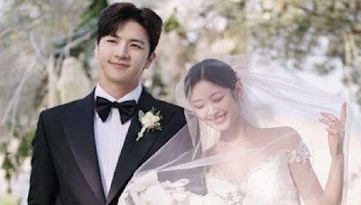 MBLAQ’s Thunder and Gugudan's Mimi tie knot in beautiful wedding ceremony; 2NE1's Dara shares ethereal PICS