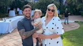 Gogglebox's Ellie Warner poses in a bikini as she shows off tattoos on holiday with boyfriend Nat and their son Ezra, 1