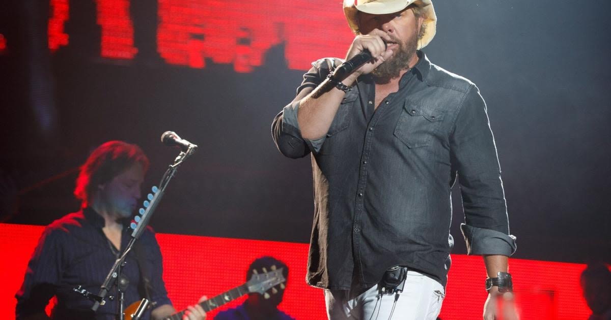 Country music artists celebrating Toby Keith at Nashville concert event