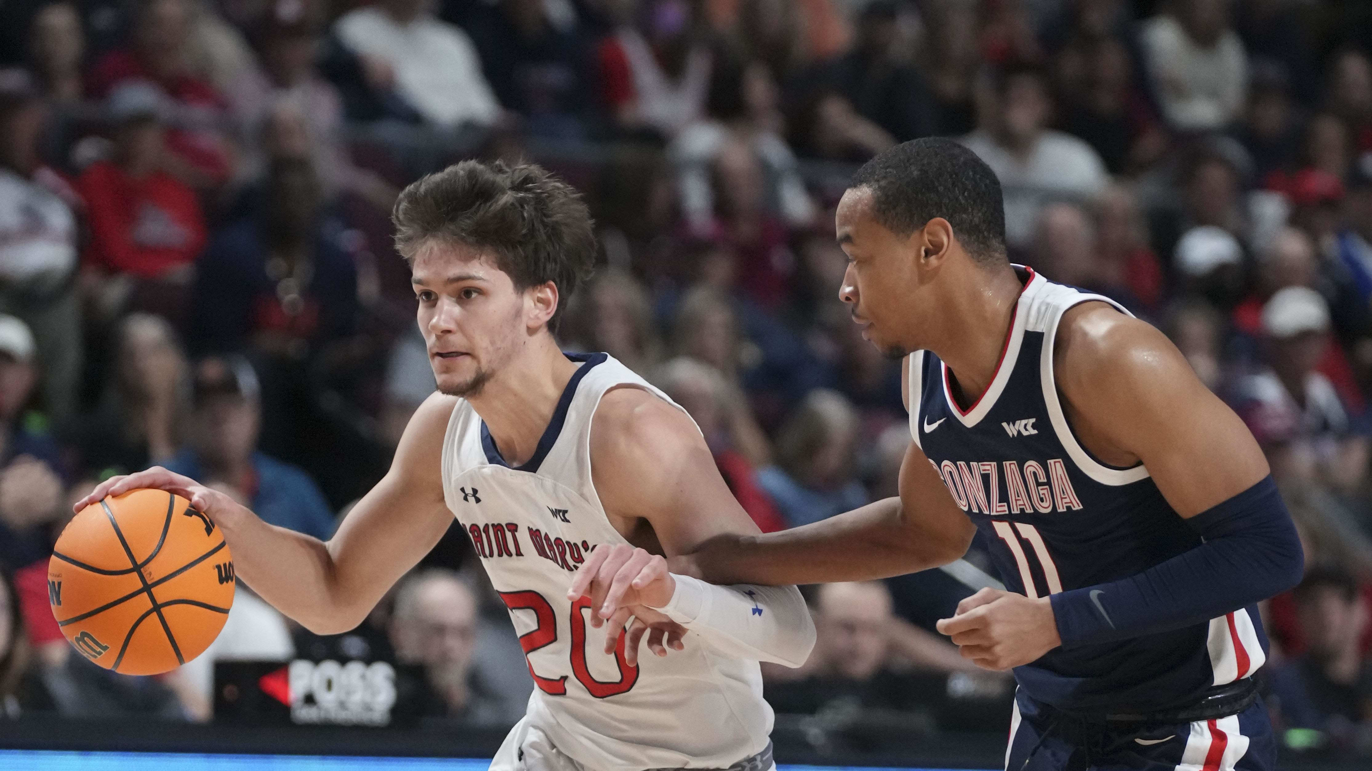 Saint Mary’s guard Aidan Mahaney transfers to UConn