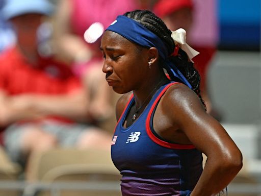 Coco Gauff's singles run at 2024 Olympics ends with loss to Croatia's Donna Vekic