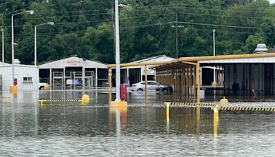 These St. Clair County-owned buildings were affected by flooding. Cleanup is underway