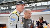 Kyle Busch takes a backseat to Tony Kanaan for IndyCar ridealong at the Brickyard