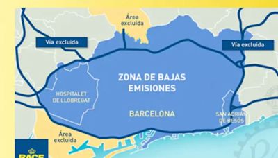Mapa de las más de 100 cámaras de la ZBE de Barcelona: multas de 100 euros por saltarse las reglas