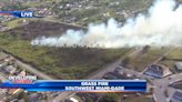 Several roads blocked as crews work to contain grass fire in SW Miami-Dade - WSVN 7News | Miami News, Weather, Sports | Fort Lauderdale