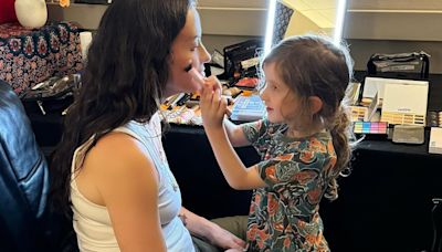 Alanis Morissette shares rare snap of son Winter, 4, doing her makeup