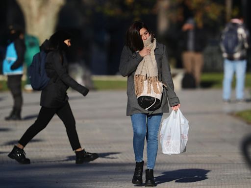 Alerta meteorológica por frío polar en la Ciudad y en nueve provincias