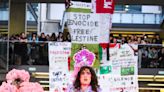 Central Saint Martins: Pro-Palestine protesters disrupt fashion graduation show