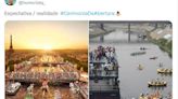 #Hashtag: Abertura de Paris-2024 tem memes com rato, 'Clitorito' e chuva no Sena