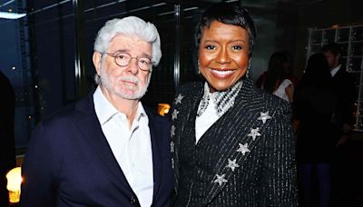 George Lucas and Wife Mellody Hobson Step Out Together at the GQ Global Creativity Awards in New York City