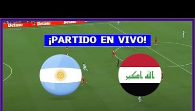 Argentina vs. Irak EN VIVO: hora, canal TV y cómo ver partido con Julián Álvarez por Juegos Olímpicos París 2024