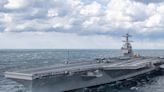 Watch the US Navy's new first-in-class aircraft carrier USS Gerald R. Ford finally set sail on its first deployment