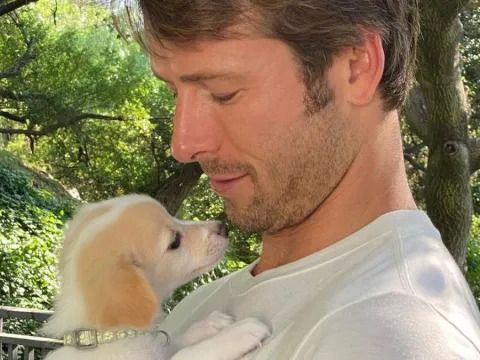 Twisters Actor Glen Powell Adopted Dog With a ‘Heartbreakingly Depressing’ Video