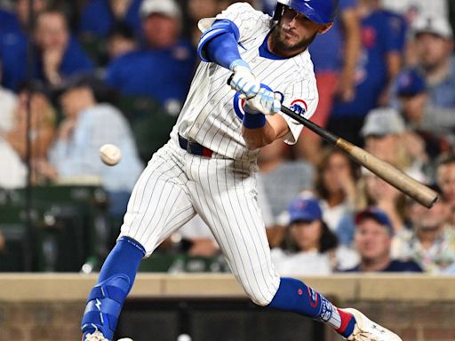 Hoerner's bases-loaded walk in the 10th gives the Cubs a 2-1 victory over the Diamondbacks