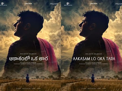 Dulquer Salmaan's Next Is Titled Aakasamlo Oka Tara; Film Announced On His Birthday