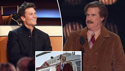 Even Will Ferrell’s Ron Burgundy roasted Tom Brady at Netflix special: ‘I never liked you’