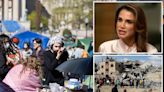 Queen Rania of Jordan defends anti-Israel push on campuses: ‘They are protesting for justice’