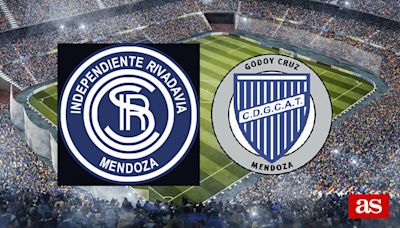 Independiente Rivad. 0-0 Godoy Cruz: resultado, resumen y goles