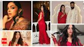 Anant Ambani and Radhika Merchant's lavish wedding: Glamour in red: Celebrities who dazzled in the scarlet hue at the Anant Ambani and Radhika Merchant's lavish wedding...