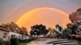 Doble arcoíris en el sur de la Florida tras fuertes lluvias