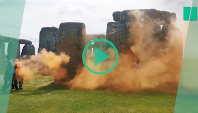 Les militants écologistes de Just Stop Oil s’en prennent au site préhistorique de Stonehenge