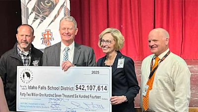 Gov. Little presents millions of dollars to four local school districts. Here's why. - East Idaho News