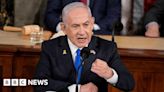 Netanyahu defends war as protesters rally outside US Congress