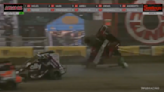 Driver hospitalized after being thrown from car in terrifying crash during Chili Bowl race