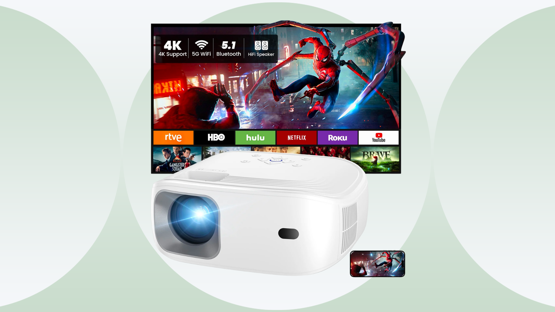 Take family movie night outside with this 'stunning' $90 projector — it's $300 off