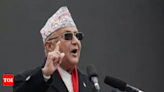 Oli-led Nepal government to be sworn-in on Monday - Times of India