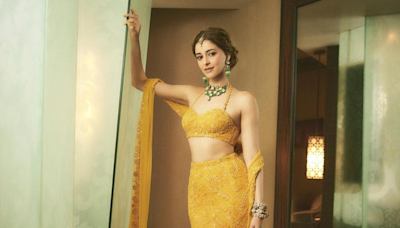 Ananya Panday FINALLY Reveals Ethnic Look For Ambani Wedding; Dazzles In Gorgeous Yellow Lehenga