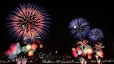 What makes fireworks burst with vibrant colors?