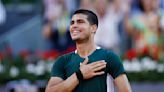 Carlos Alcaraz upsets No. 1 Novak Djokovic in Madrid one day after defeating Rafael Nadal