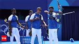 Paris Olympics: Indian archers bow out of men's team event | Paris Olympics 2024 News - Times of India