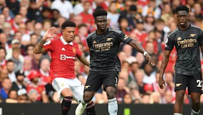 Jadon Sancho show true colours as Man United man sends heart-warming message to Bukayo Saka