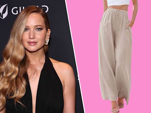 Jennifer Lawrence Beat the Heat in the Comfy Pants Style That Katie Holmes Wears on Repeat — Get the Look from $22