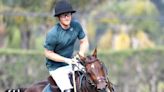 Prince Harry Falls Off His Horse During Polo Match