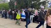 Northwestern pro-Palestinian encampment continues after stand-off with pro-Israel protesters