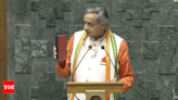 Congress slams Speaker for chiding Tharoor | India News - Times of India