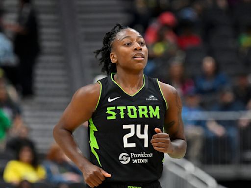 Loyd scores 25, Magbegor has double-double, Storm top Mystics 84-75 for first win