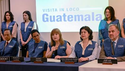 CIDH inicia visita a Guatemala para monitorear "debilitamiento" democrático