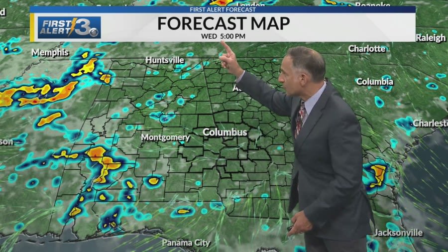 Dry heat for now; Storms move back in midweek